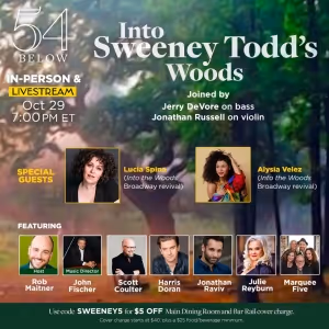 INTO SWEENEY TODD'S WOODS To Play 11th Year at 54 Below