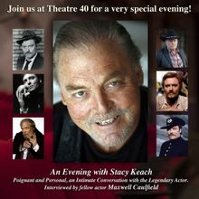 AN EVENING WITH STACY KEACH Announced At Theatre 40 In April
