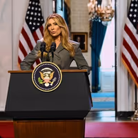 Video: Laura Benanti's Melania Trump Addresses Recent Press Conference on THE LATE… Video