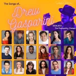 THE SONGS OF DREW GASPARINI is Coming to The Pheasantry in August
