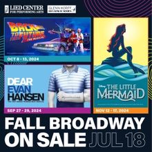 BACK TO THE FUTURE, THE LITTLE MERMAID, And DEAR EVAN HANSEN On Sale This Week At Lie