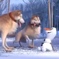 VIDEO: Check Out the New Olaf Digital Short 'Doggies' Featuring Josh Gad
