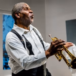 Review: POPS GOT CHOPS: 'SATCHMO AT THE WALDORF' IS A WONDERFUL ONE-MAN SHOW at…