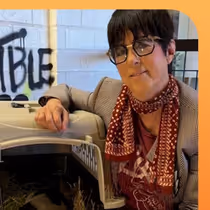 Diane Warren Adopts Viral Runaway Pig From West Hollywood Streets
