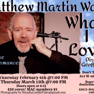 Matthew Martin Ward Returns To Don't Tell Mama In WHAT I LOVE