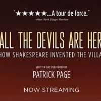Stream Tony Award Nominee Patrick Page's ALL THE DEVILS ARE HERE