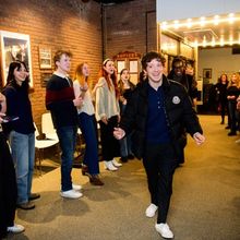 Photos: Ethan Slater Receives Achievement Award from Vassar