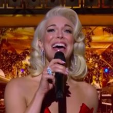 VIDEO: Hannah Waddingham & Michael Bublé Sing 'Christmas (Baby Please Come Home)'
