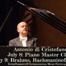 Pianist Antonio Di Cristofano Joins INTERHARMONY FESTIVAL In Italy In July