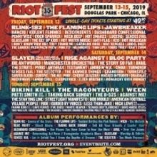 Riot Fest Announces 2019 Daily Lineup