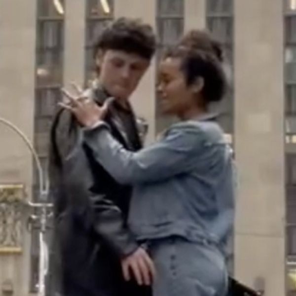 Video: Lorna Courtney & Casey Likes Rehearse For HEATHERS Outside of Radio City Photo