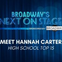 Meet the Next on Stage Top 15 Contestants - Hannah Carter
