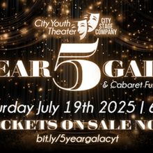 City Youth Theater/City Stage Company to Celebrate 5-Year Anniversary with Gala & Cab