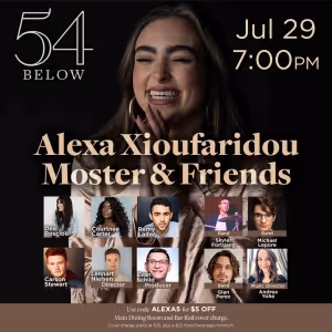 Dee Roscioli, Courtnee Carter & More to Join ALEXA XIOUFARIDOU MOSTER & FRIENDS at…