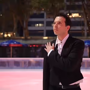 On Ice in Bryant Park, Christopher Tarin Performs La Llorona