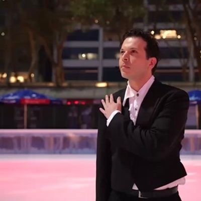 On Ice in Bryant Park, Christopher Robin Performs La Llorona