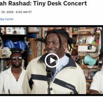 Isaiah Rashad Performs NPR TINY DESK Concert