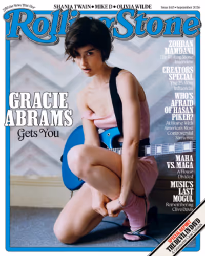 Rolling Stone to Feature GRACIE ABRAMS on September Cover