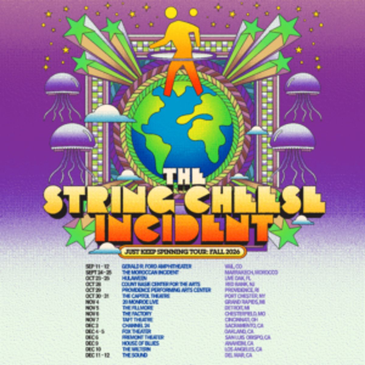 THE STRING CHEESE INCIDENT Sets Just Keep Spinning Fall Tour, Starts Oct 28