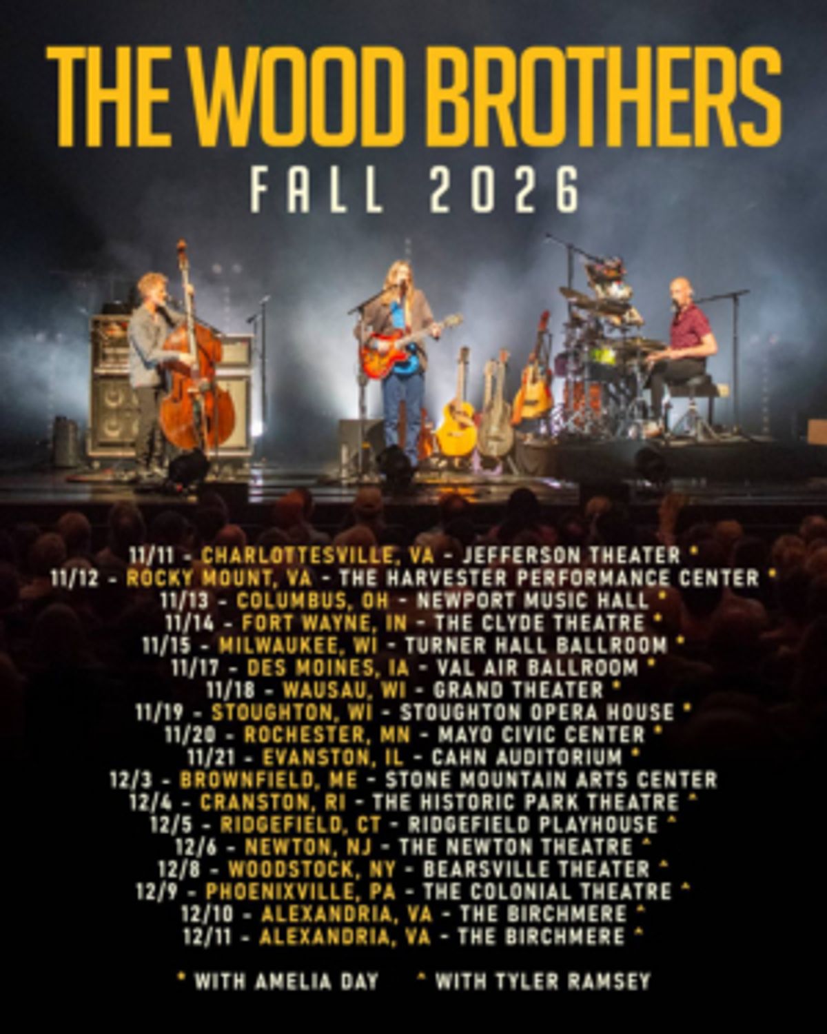 THE WOOD BROTHERS to Play 18-Show Fall 2026 Tour Nov.-Dec.