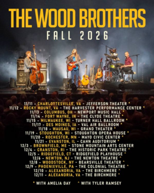 THE WOOD BROTHERS to Play 18-Show Fall 2026 Tour Nov.-Dec. Photo