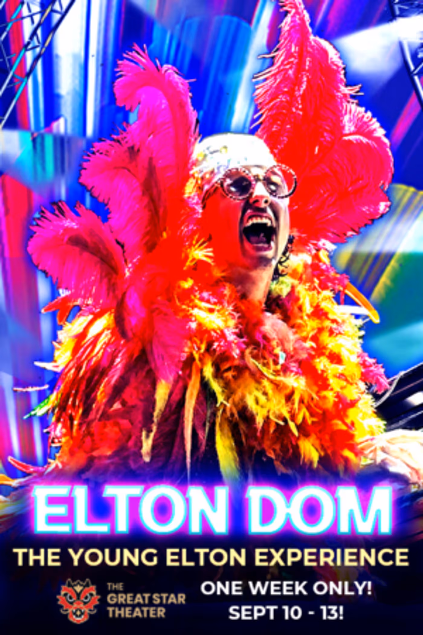 Special: Elton Dom: The YOUNG ELTON EXPERIENCE at Great Star Theater in San Francisco Image