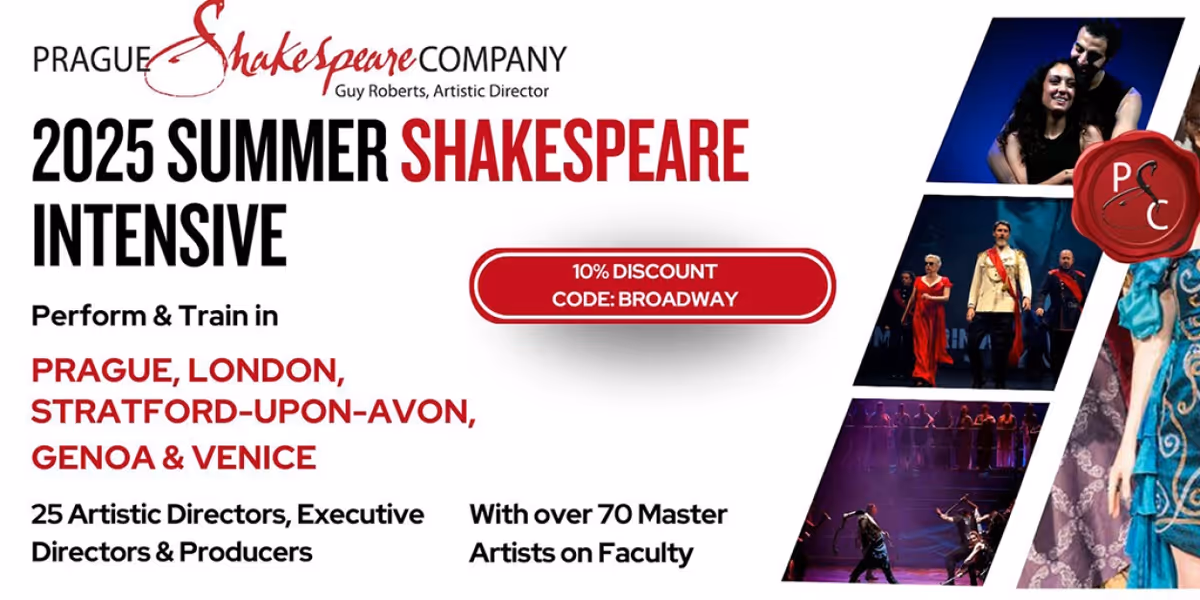 2025 Summer Shakespeare Intensive with Prague Shakespeare Company