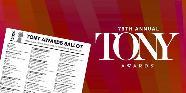 2026 Tony Awards Printable Ballot Photo