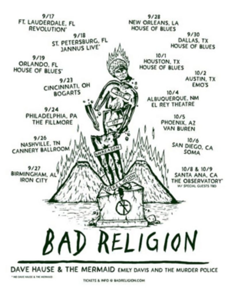 Bad Religion Expands Fall Tour Image