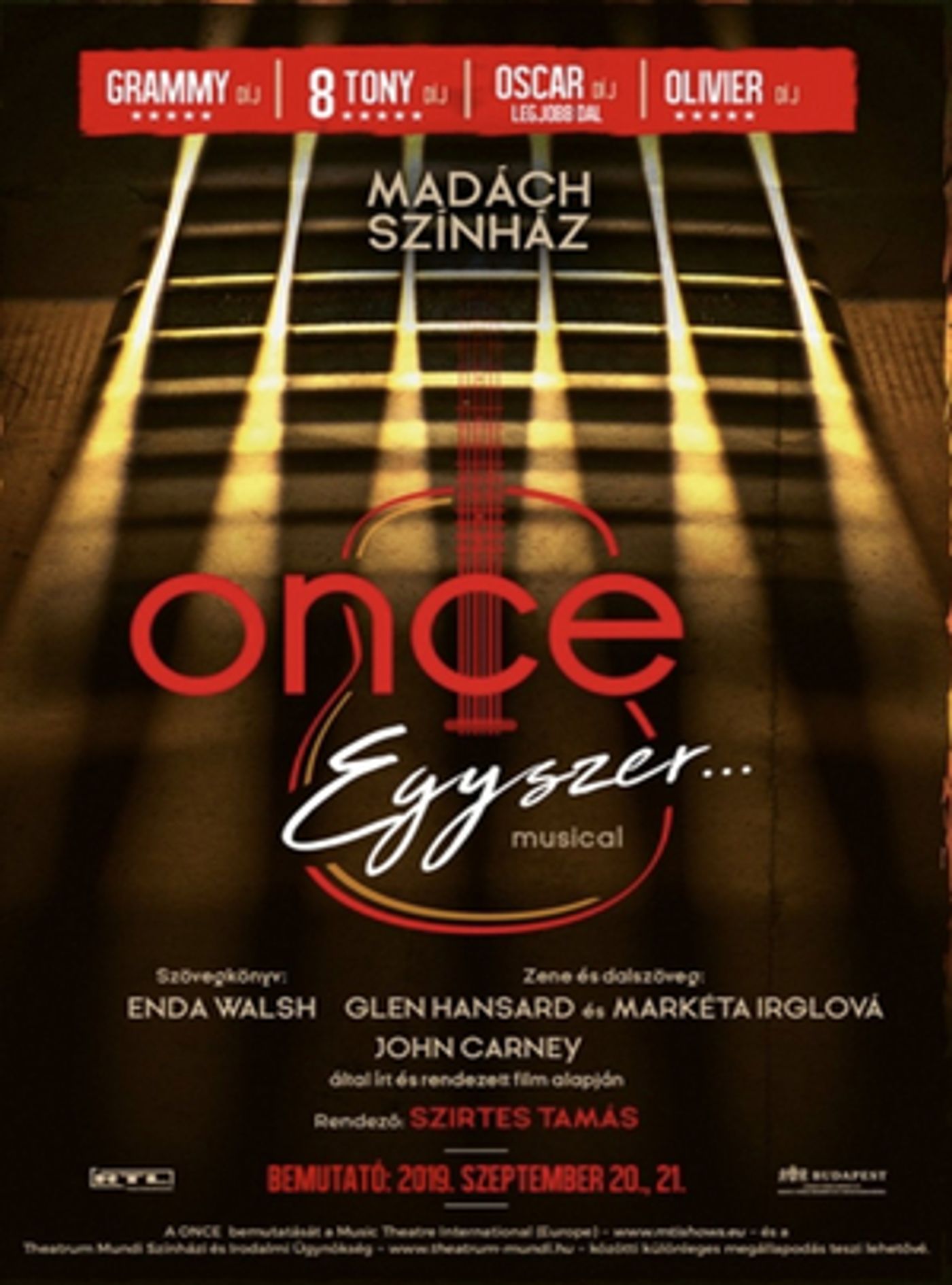 ONCE to Play at Madach Theater  Image