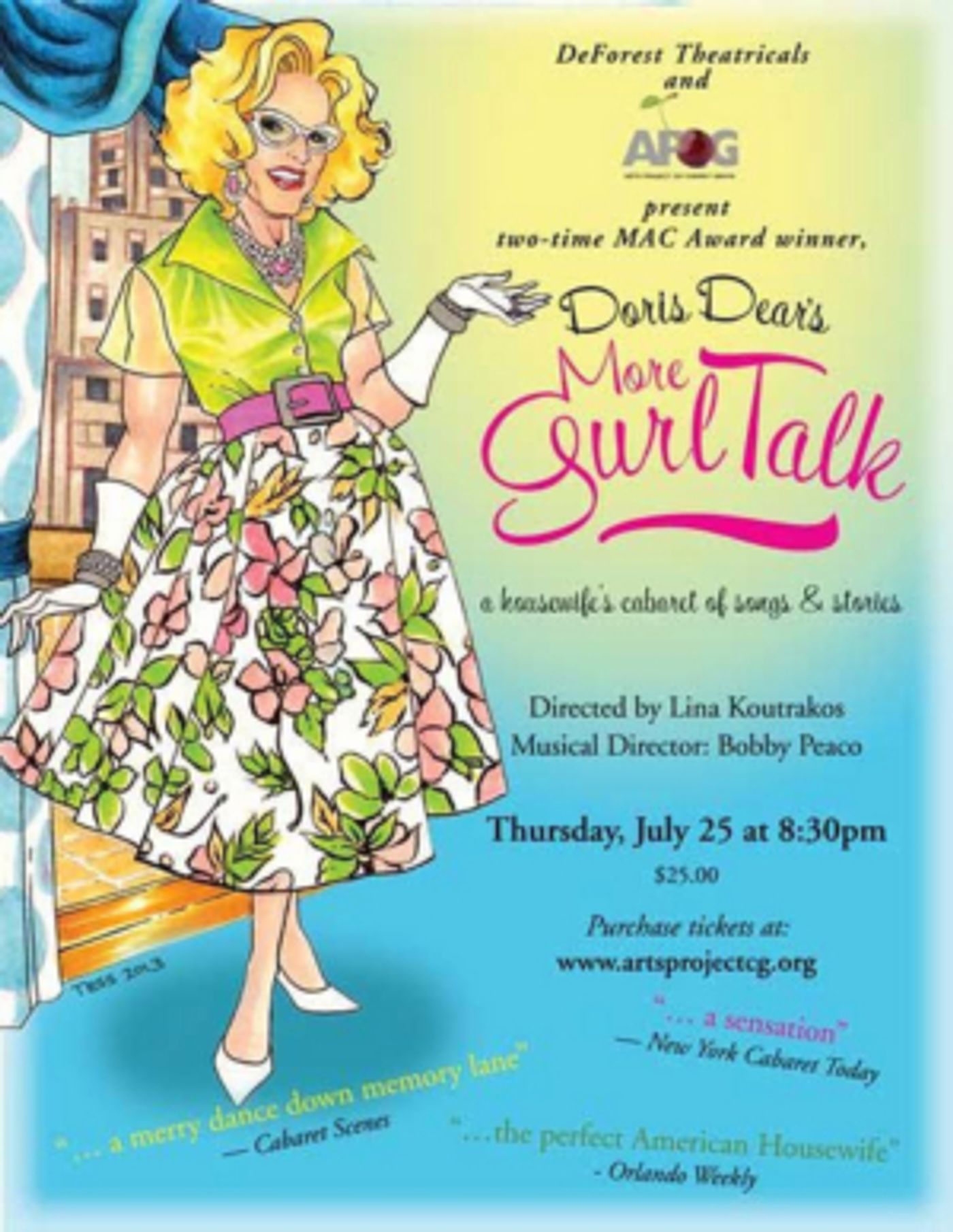Ray DeForest Presents MORE GURL TALK Starring Doris Dear  Image