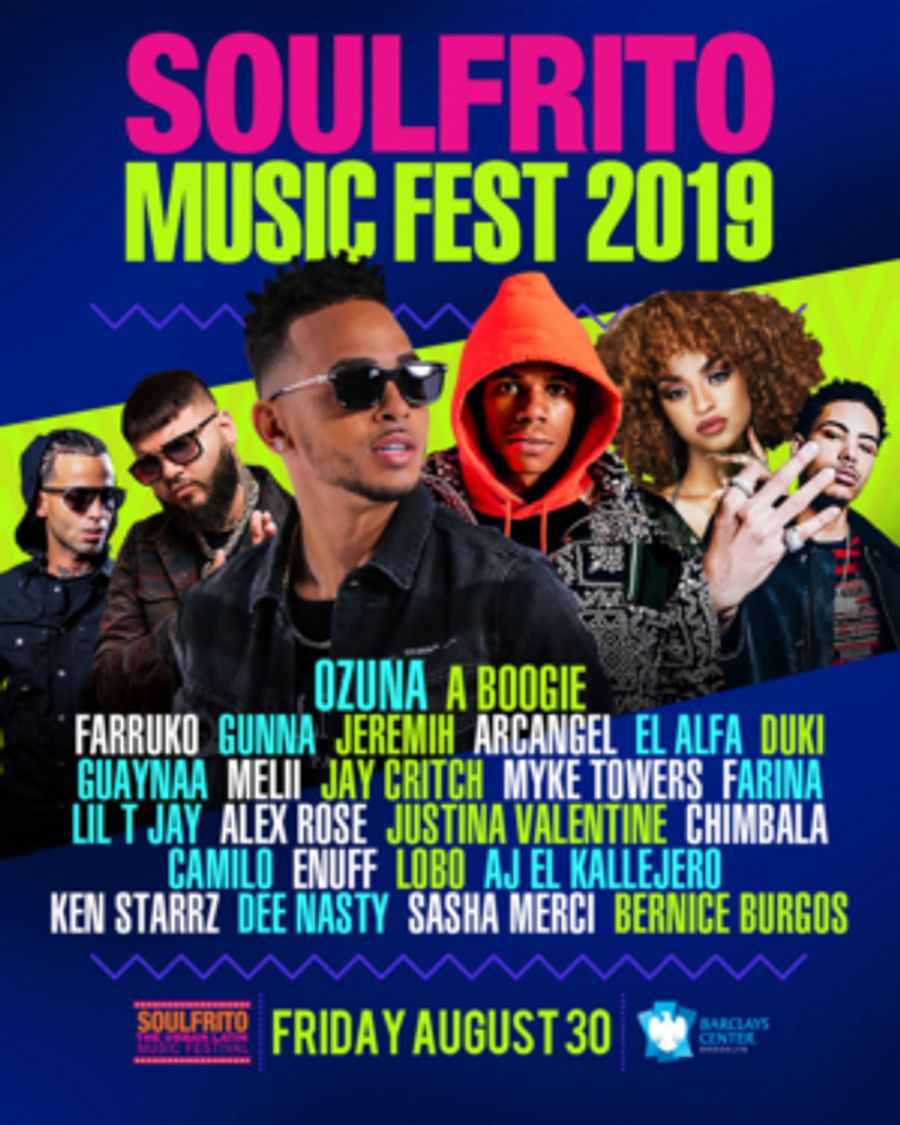 Soulfrito Urban Latin Music Festival to Take Over the Barclays Image