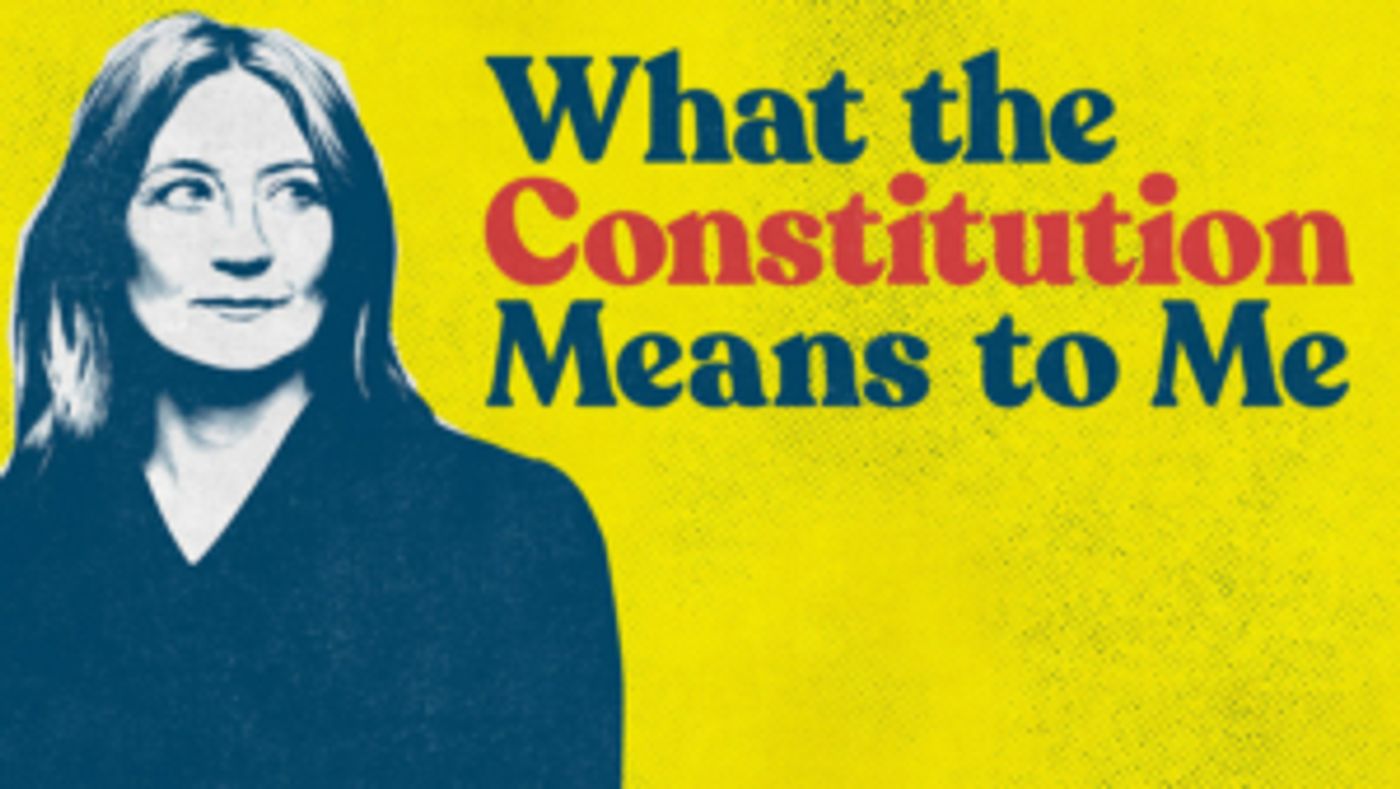 WHAT THE CONSTITUTION MEANS TO ME Joins PNC Broadway Lights Season  Image