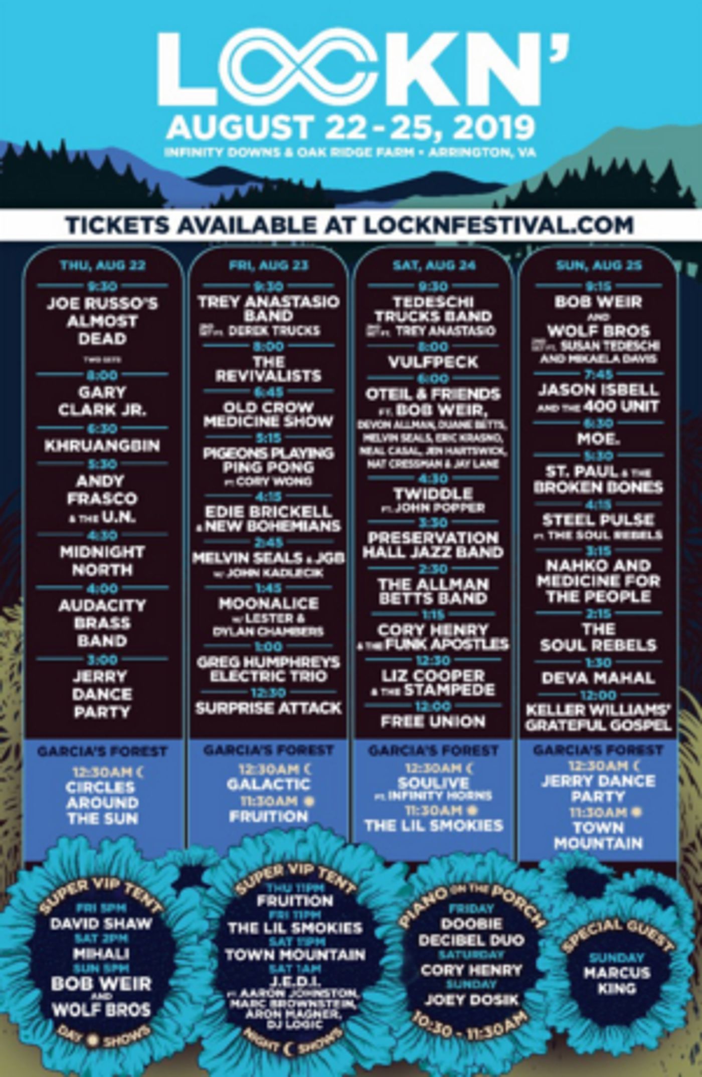 Lockn' Festival Announces New Artist Collaborations Lockn' Festival Announces New Artist Collaborations Image