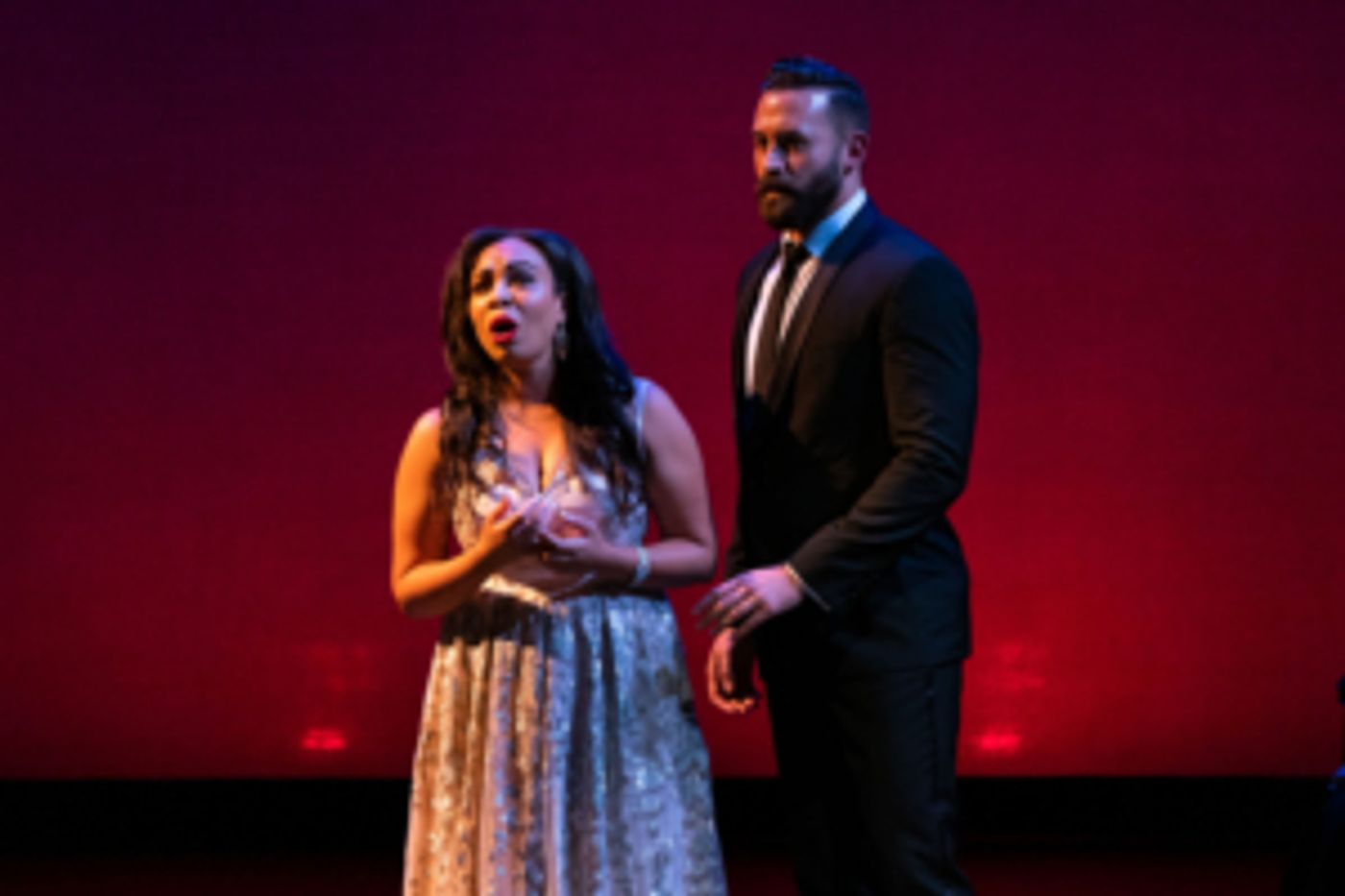 Review: Mostly Mozart's MAGIC FLUTE versus Teatro Nuovo's STRANIERA, Ingenuity Outdoes Purism  Image