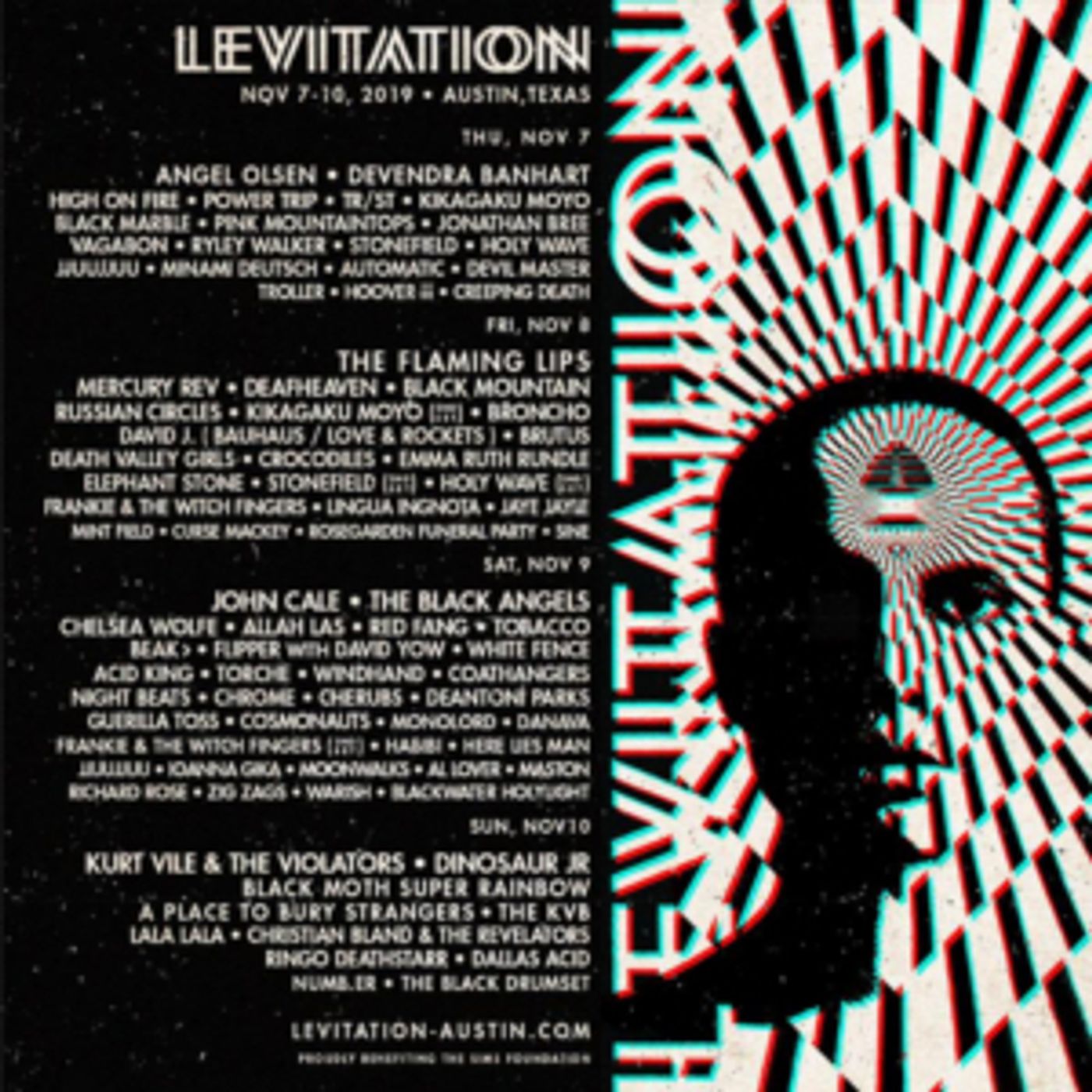The Flaming Lips, Mercury Rev Join LEVITATION 2019 Lineup The Flaming Lips, Mercury Rev Join LEVITATION 2019 Lineup Image