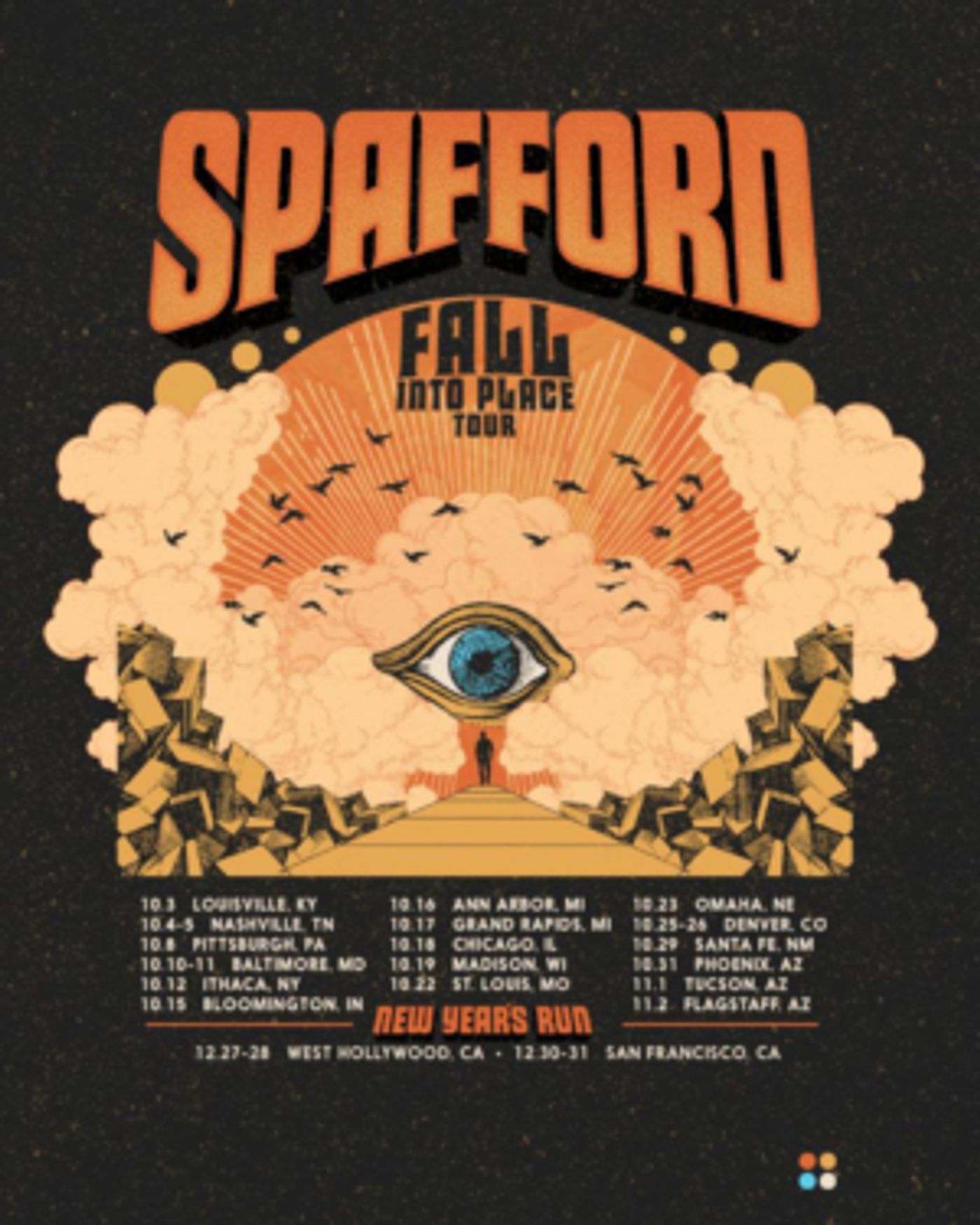 Spafford Announces 2019 FALL INTO PLACE Tour Spafford Announces 2019 FALL INTO PLACE Tour Image