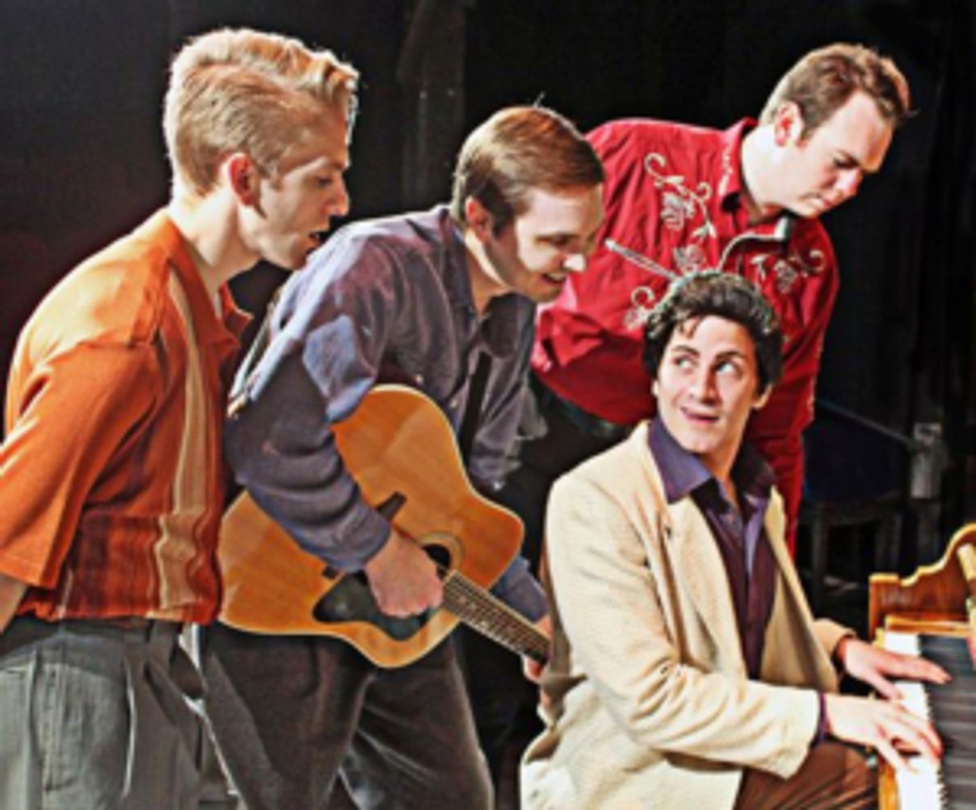 Elvis Presley, Johnny Cash, Carl Perkins And Jerry Lee Lewis Come Together in MILLION DOLLAR QUARTET At The Millbrook Playhouse Elvis Presley, Johnny Cash, Carl Perkins And Jerry Lee Lewis Come Together in MILLION DOLLAR QUARTET At The Millbrook Playhouse Image