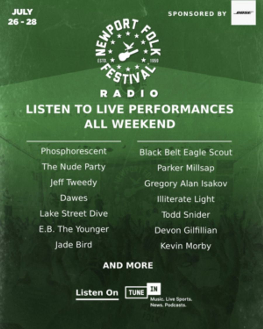 TuneIn Announces 2019 Festival Radio Partnerships with Newport Folk Festival, Life Is Beautiful, More Image