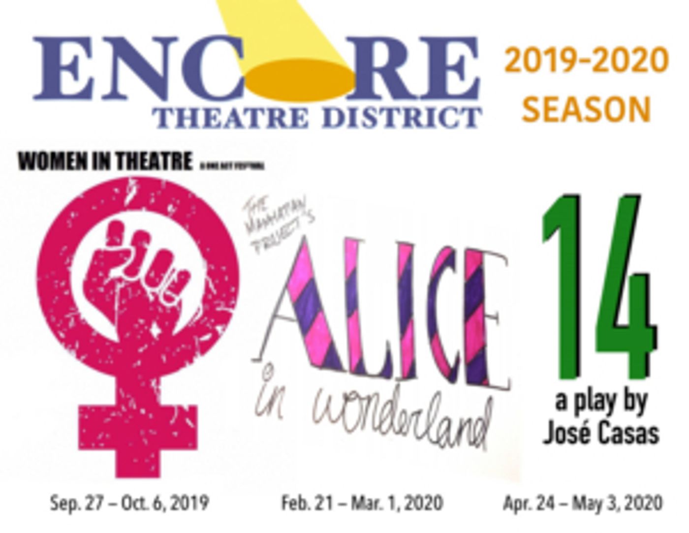 Encore Theatre District Announces Auditions To Be Held This Sunday Encore Theatre District Announces Auditions To Be Held This Sunday Image