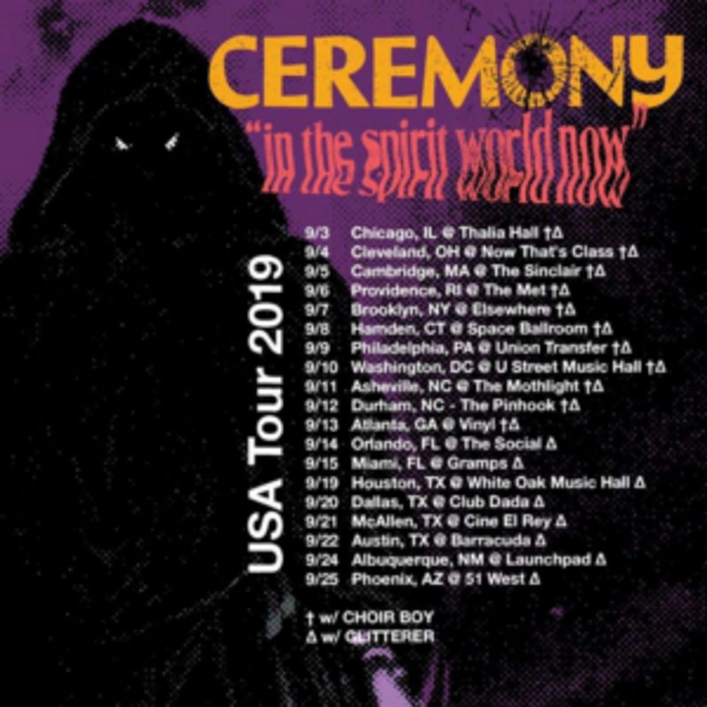 Ceremony Announces U.S. Tour  Image