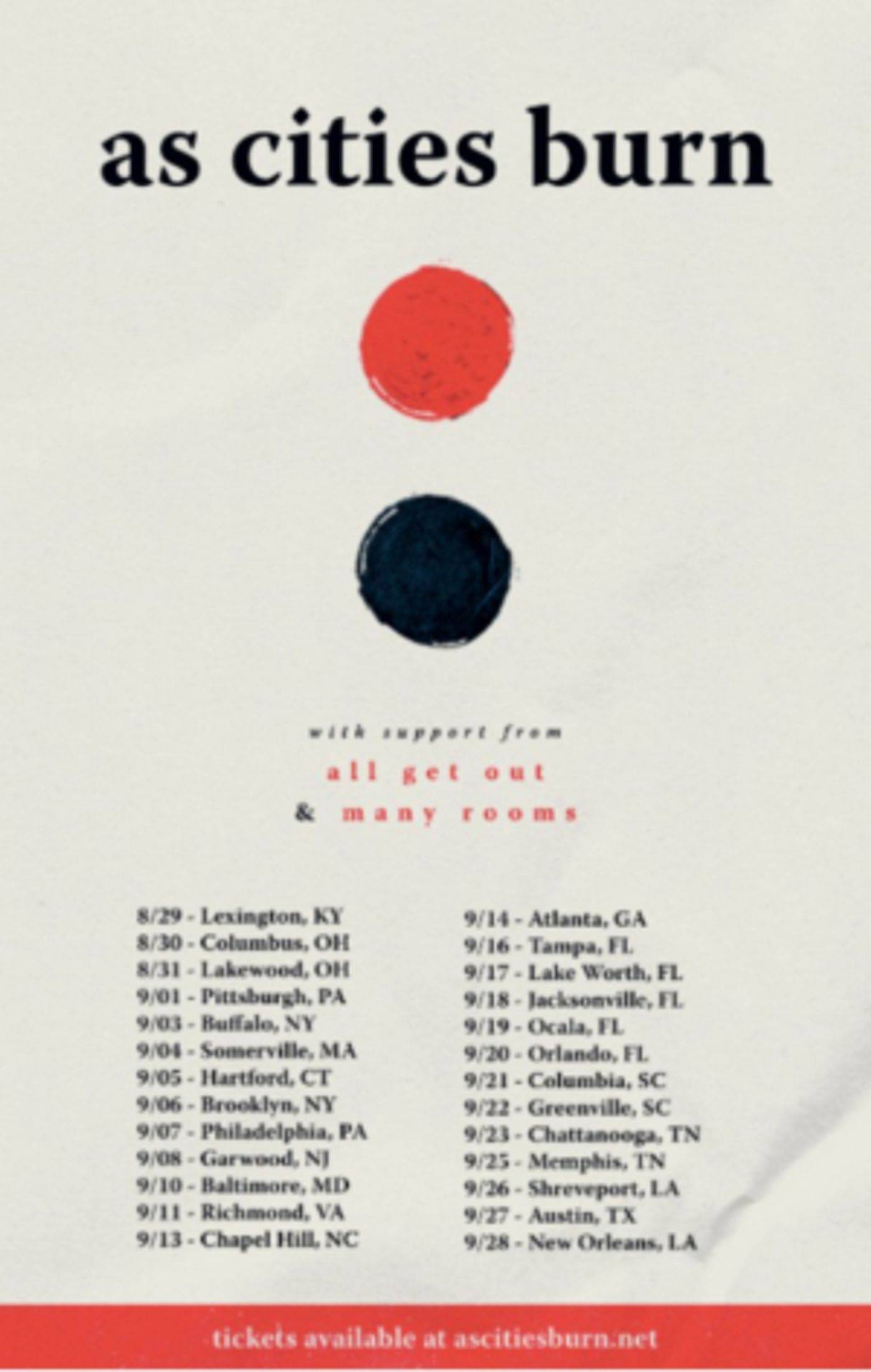 All Get Out Announce Fall Tour With Cities Burn & Many Rooms All Get Out Announce Fall Tour With Cities Burn & Many Rooms Image