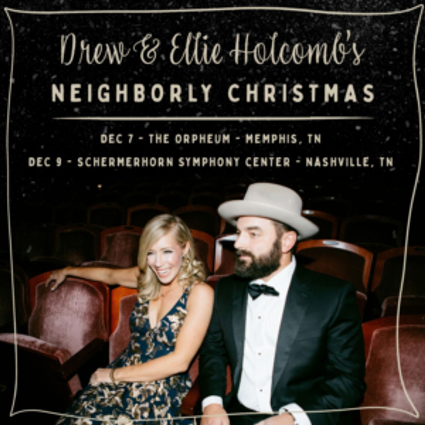 Drew & Ellie Holcomb Announce Neighborly Christmas Shows Drew & Ellie Holcomb Announce Neighborly Christmas Shows Image
