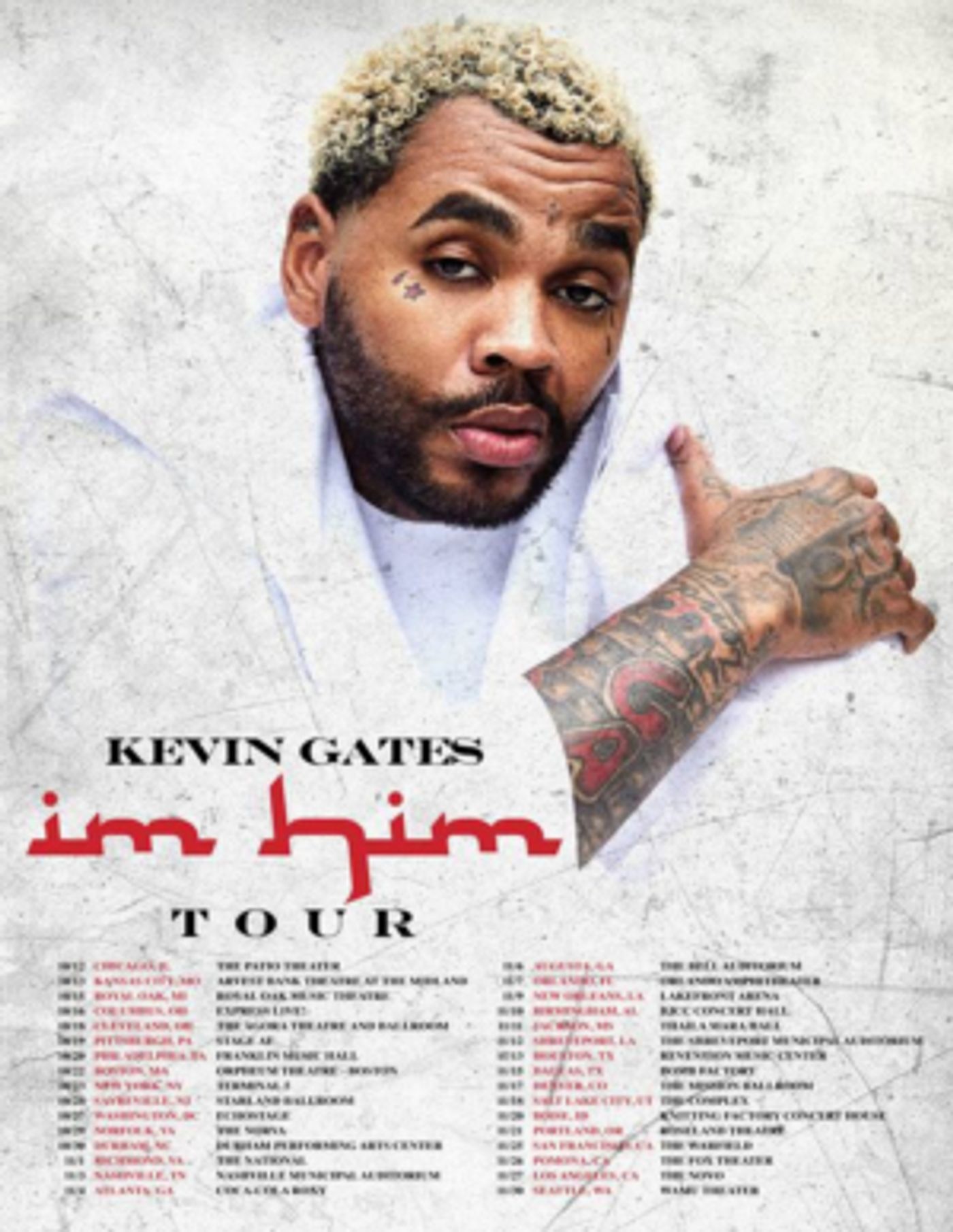Kevin Gates Announces I'M HIM Tour Kevin Gates Announces I'M HIM Tour Image