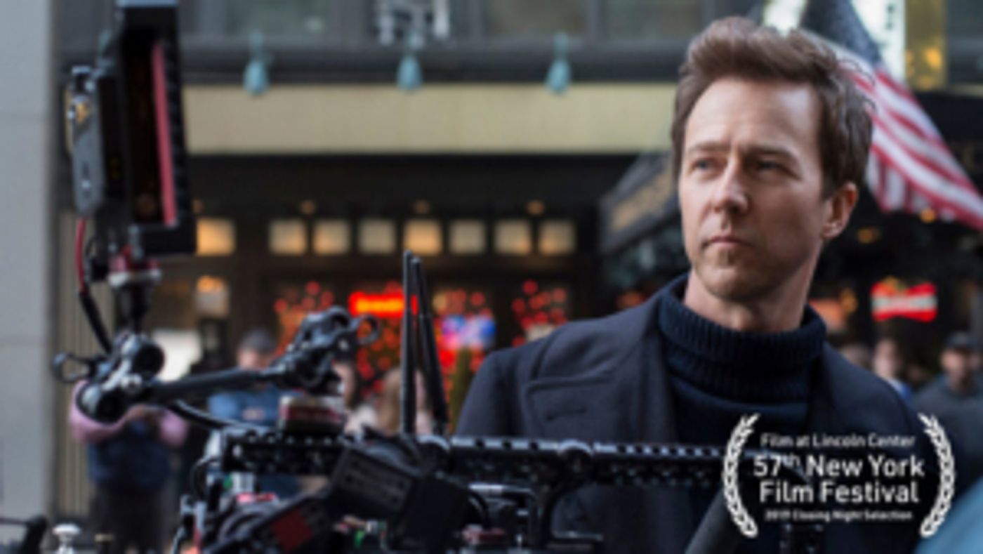 Edward Norton's MOTHERLESS BROOKLYN to Close New York Film Festival Edward Norton's MOTHERLESS BROOKLYN to Close New York Film Festival Image