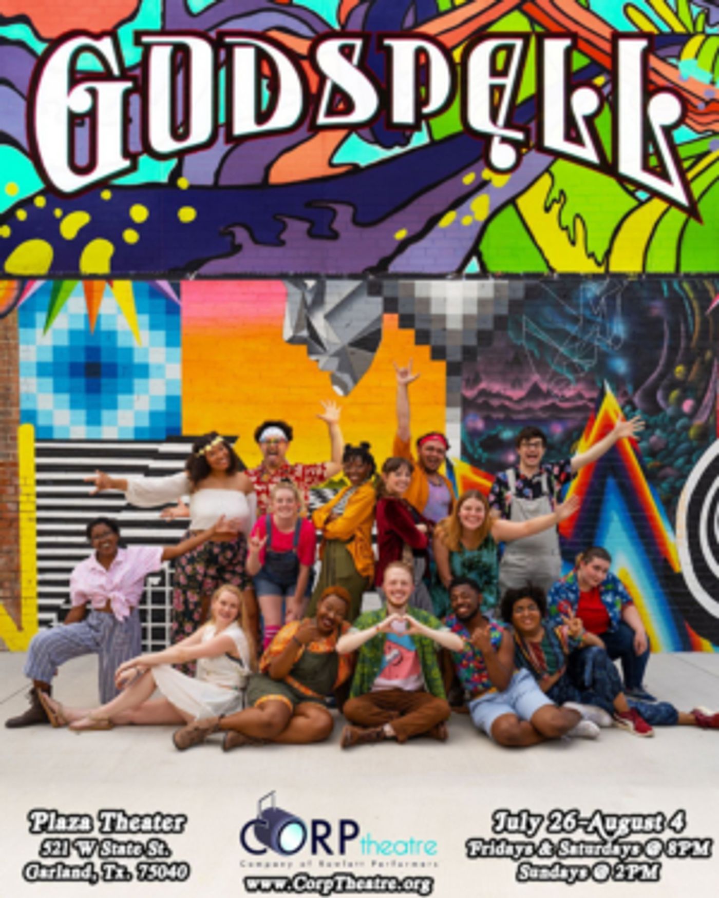 CORP-AnnouncesCasting-And-Creative-Details-For-GODSPELL-20190802 CORP Announces Casting And Creative Details For GODSPELL Image
