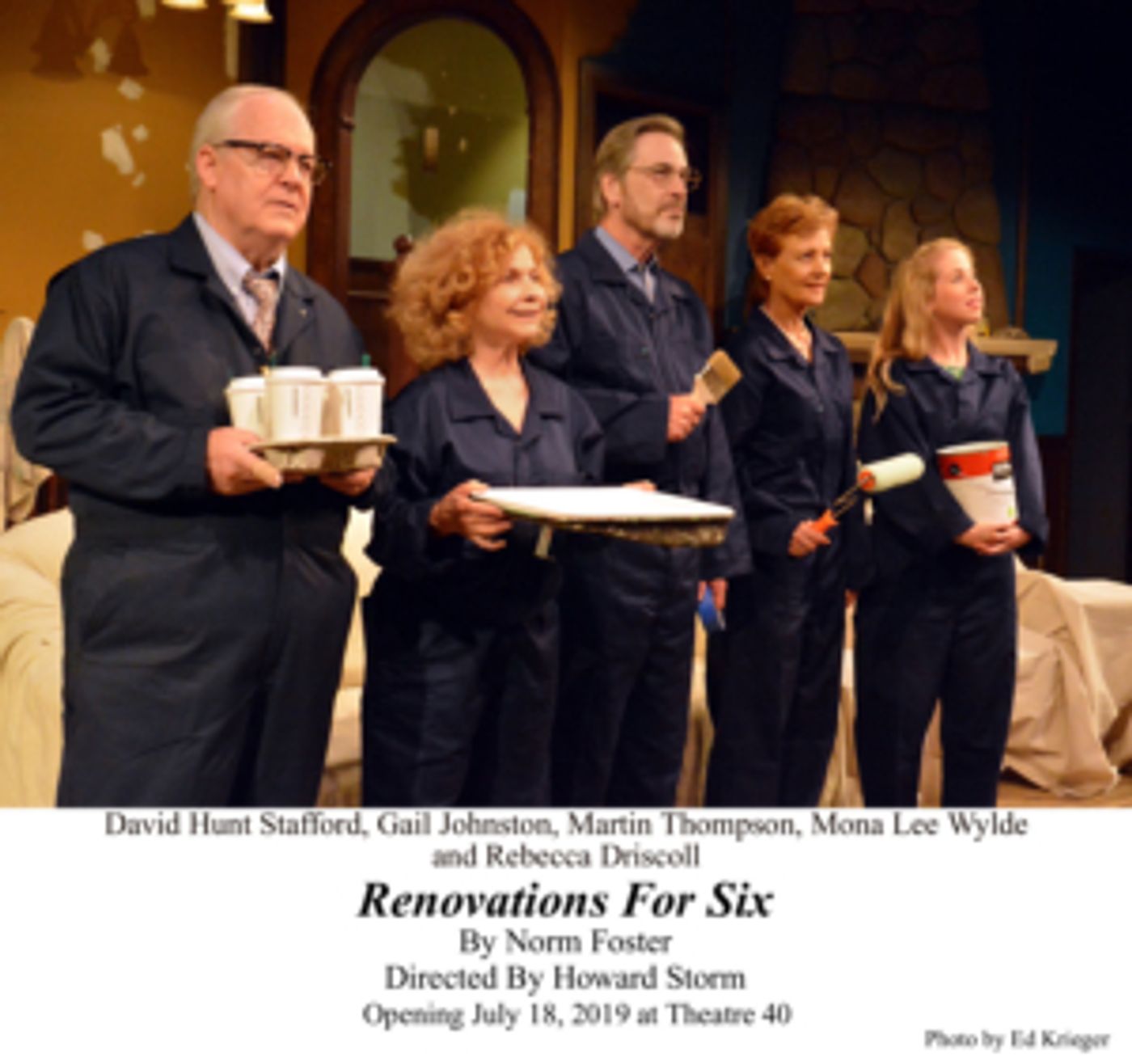 Review: RENOVATIONS FOR SIX Entertains Audiences During U.S. Premiere at Theatre 40  Image