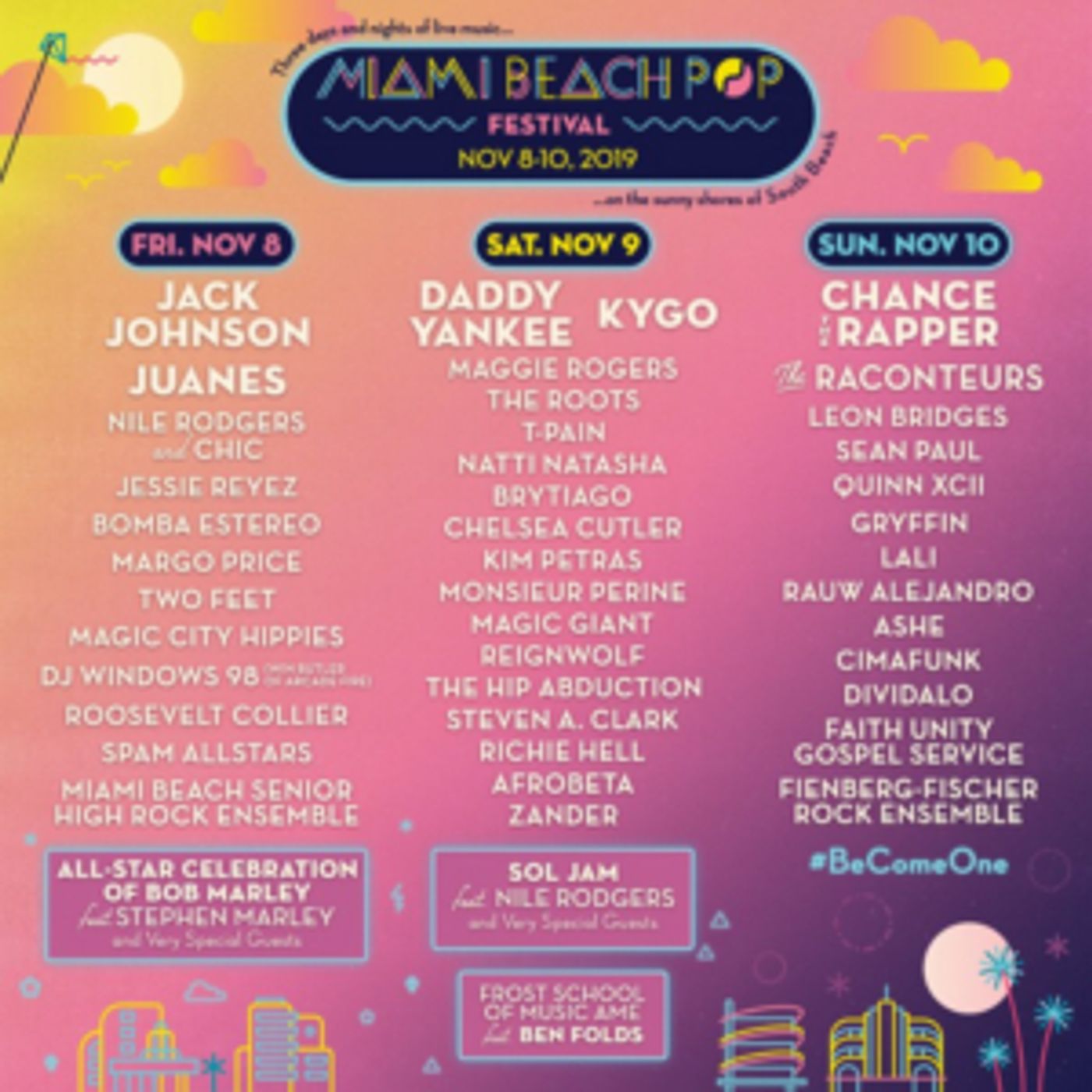 The Miami Beach Pop Festival Announces Daily Lineups  Image