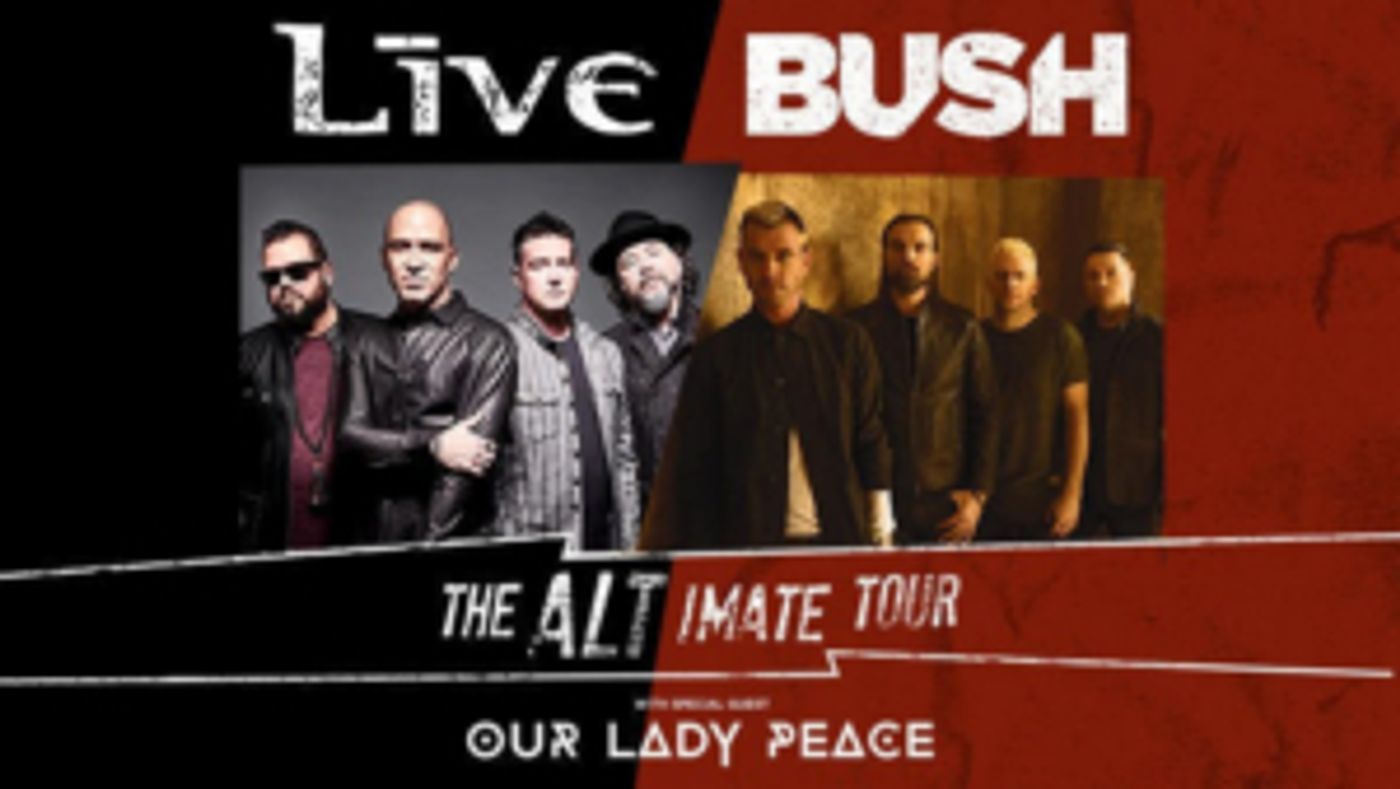 +LIVE+ and Bush Add Fall Dates To Alt-imate Tour  Image