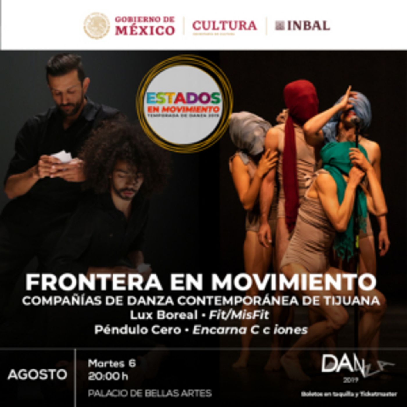 La danza de la frontera llega al Palacio de Bellas Artes con las compañías Lux Boreal y Péndulo Cero  Image